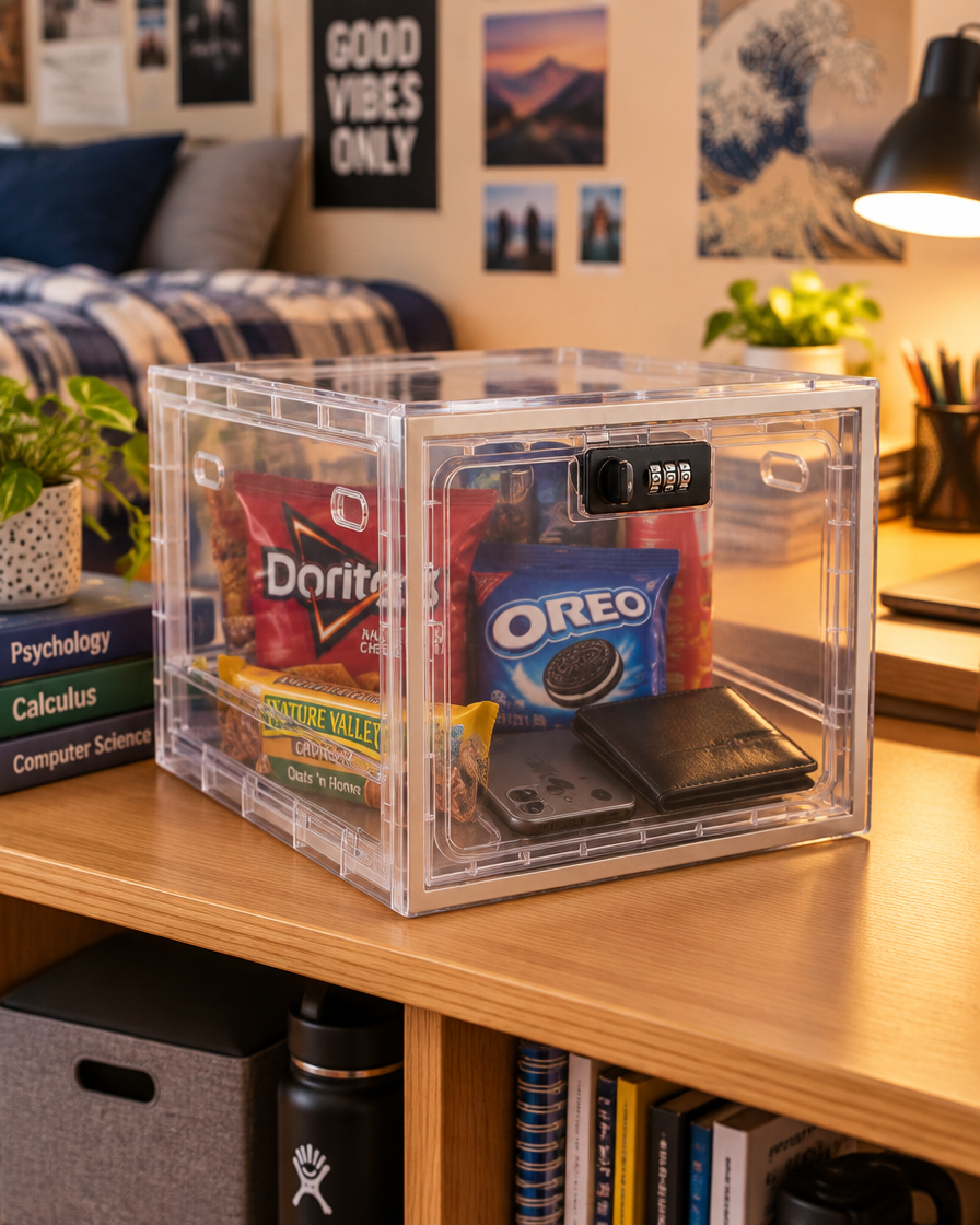 Portable Lock Box — Food, Medicine & Personal Storage